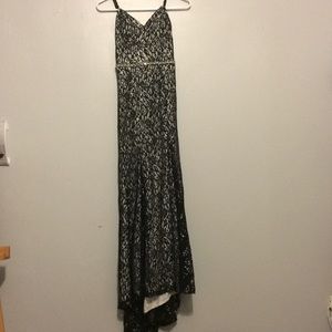 Black lace dress